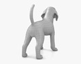 Dalmatian Puppy Low Poly Rigged Modello 3D