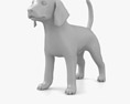 Dalmatian Puppy Low Poly Rigged Modelo 3D