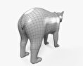 Очковий ведмідь 3D модель
