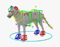Сумчастий вовк 3D модель