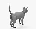 Рудий кіт 3D модель