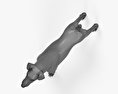 Draht Fox Terrier 3D-Modell