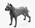 American pit bull terrier Modelo 3d
