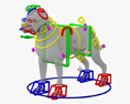 American Pit Bull Terrier 3D-Modell