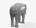 Азиатский слон 3D модель