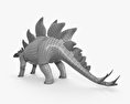 Estegossauro Modelo 3d