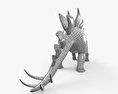 Стегозавр 3D модель