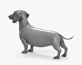 腊肠犬 3D模型