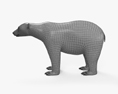Ведмідь білий 3D модель