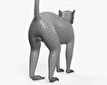 Лемур котячий 3D модель