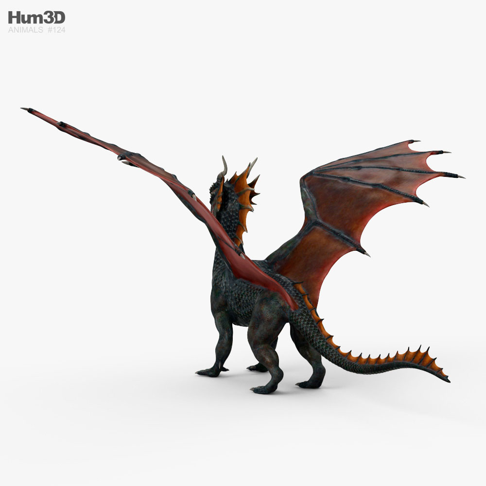 Дракон cвободно 3D модели скачать - Free3D