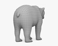 회색곰 3D 모델 