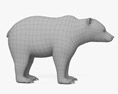 Urso-cinzento Modelo 3d