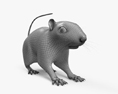花栗鼠 3D模型