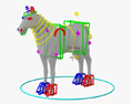 Knabstrupper horse 3Dモデル