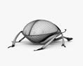 Scarab beetle 3d model