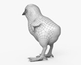 小鸡 3D模型