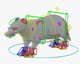 獾 3D模型