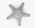 Estrela-do-mar vermelha Modelo 3d