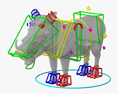 Warzenschwein 3D-Modell