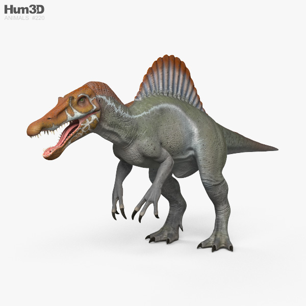 スピノサウルス 3Dモデル