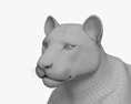 거짓말하는 호랑이 3D 모델 