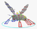 ツマアカスズメバチ 3Dモデル