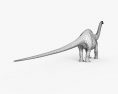 Бронтозавр 3D модель