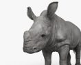Дитинча носорога 3D модель