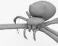 Желтый садовый паук 3D модель