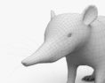 溝齒鼩 3D模型