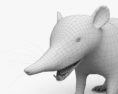 溝齒鼩 3D模型
