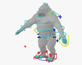 Gorilla 3D-Modell