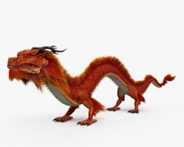 Китайський дракон 3D модель