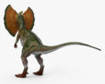 Dilophosaurus with Neck Frill Modelo 3d