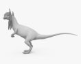 Dilophosaurus with Neck Frill 3Dモデル