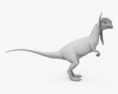 Dilophosaurus with Neck Frill Modelo 3D