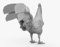 公鸡 3D模型