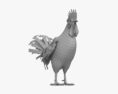 Rooster Leghorn 3Dモデル