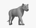 Lion Walking 3D模型