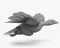 Fliegender Steinadler 3D-Modell