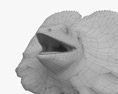 Плащеносная ящерица 3D модель