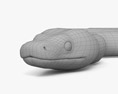 왕뱀 3D 모델 