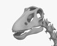 Brontosaurus Skeleton 3d model