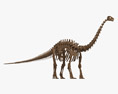 Brontosaurus-Skelett 3D-Modell