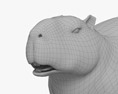 水豚 3D模型