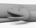 Anaconda verde Modello 3D