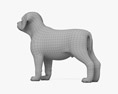 ラブラドールレトリバーの子犬 3Dモデル
