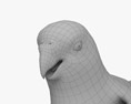 Папужка хвилястий 3D модель