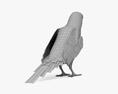虎皮鸚鵡 3D模型